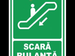 Indicator de securitate pentru scara rulanta